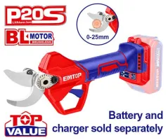 EMTOP ELSL20258 Cordless Gauge Shear – 20V Brushless Motor