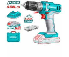 TOTAL TDLI200528 Lithium-Ion Cordless Drill | 20V, 45NM