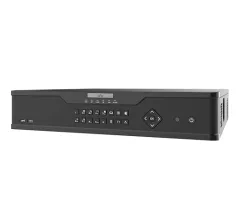 UNV Network Video Recorder 64 Channel NVR, 8 SATA HDDs Slot upto 12TB, 384Mbps Incoming Bandwidth, 12MP Maximum Resolution Supported, FR/Vehicle/AI/Smart Features UV-NVR308-64X