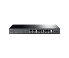 TP-LINK 28-Port Gigabit Easy Smart Managed Switch with 24-Port PoE+