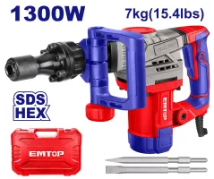 EMTOP EDBRH1301 Demolition Breaker | 1300W - 20J Impact Force