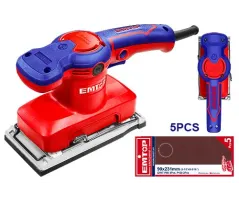 EMTOP EFSR3201 Finishing Sander | 320W - 90x180mm Base