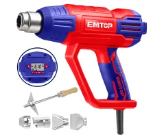 EMTOP EHGN20001 Heat Gun | 2000W - 50/380/570°C Temperature Range