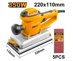 INGCO FS35028 Finishing Sander | 350W - 110x220mm Base