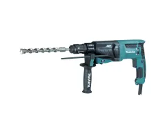 Makita HR2631FT Rotary Hammer | 800W - 26mm Concrete Capacity