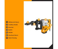 INGCO PDB13008 Demolition Breaker | 1,300W - 20J Impact Force