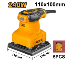 INGCO PS2408 Palm Sander | 240W - 110x100mm Base