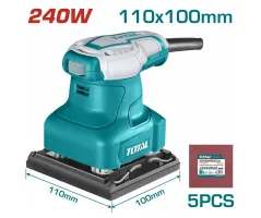 TOTAL TF2231106 Palm Sander | 240W - 110x100mm Base