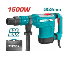 TOTAL TH115526 Rotary Hammer | 1500W - SDS MAX - 15J Impact Energy