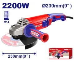 EMTOP EAGR22093 Angle Grinder | 2,200W - 6,600 RPM - 230mm Wheel