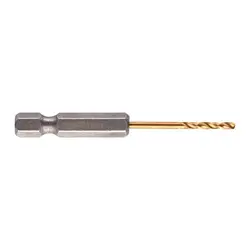 Milwaukee SHOCKWAVE RED HEX HSS TiN 63mm drill bit – durable metal bit with titanium coating for precision drilling