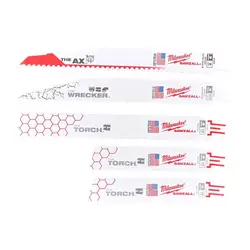 Buy Milwaukee SAWZALL blades online in Pakistan – 5-piece set for professional cutting tasks