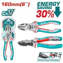 TOTAL High leverage diagonal cutting pliers THT230606S