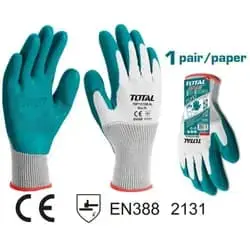 TOTAL Latex Gloves TSP13106-XL