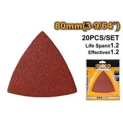 INGCO Delta sanding sheets 80mm