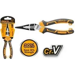 INGCO High leverage long nose pliers 200mm HHLNP28200