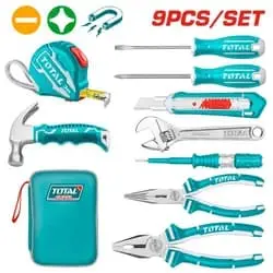 TOTAL 9 Pcs hand tools set THKTHP90097