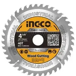 INGCO TSB111015 TCT Saw Blade | 110mm - For Wood Cutting