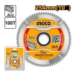 INGCO TSB3254210 TCT Saw Blade | 254mm - Aluminum Cutting