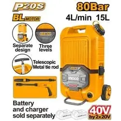 INGCO Cordless pressure washer