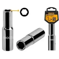 INGCO 1/2 Deep Hexagonal socket size 21mm