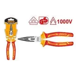 INGCO Insulated long nose pliers 200mm