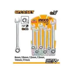 INGC 6 Pcs ratchet spanner set