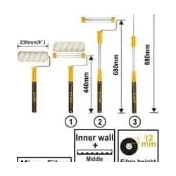 INGCO Telescoping Cylinder brush