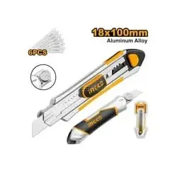 INGCO Snap-off blade knife 100mm(L)x18mm(W)