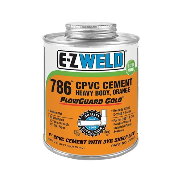 E-Z Weld 786 CPVC Cement — Heavy Body Solvent Cement