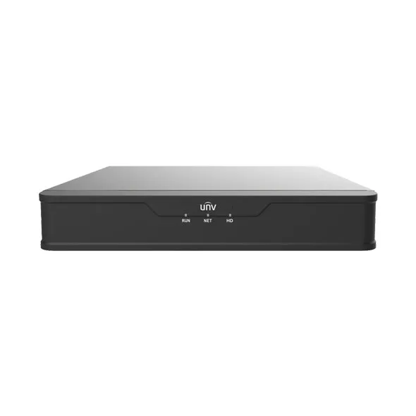 UNV Network Video Recorder, 16 Channel NVR, 1 SATA HDD Slot up to 8TB, 4K 8MP Maximum Resolution Supported UV-NVR301-16S3