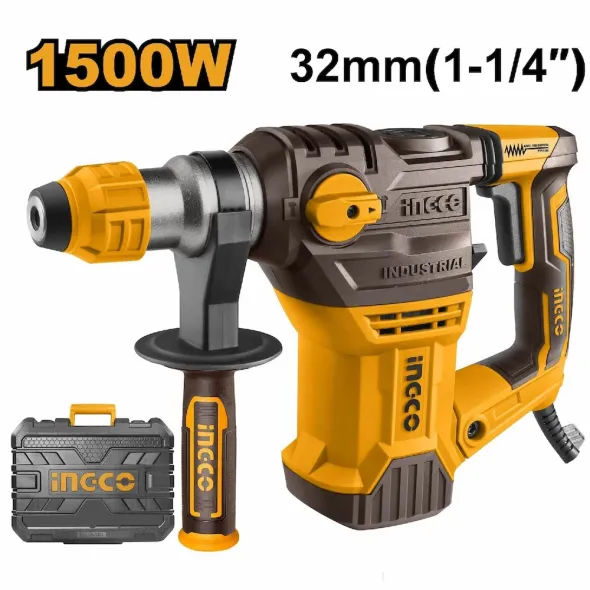 INGCO RH150028 Rotary Hammer | 1500W - 5.5J Impact Energy