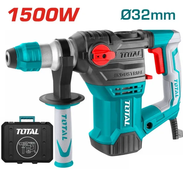 TOTAL TH1153216 Rotary Hammer | 1500W - 5.5J Impact Energy