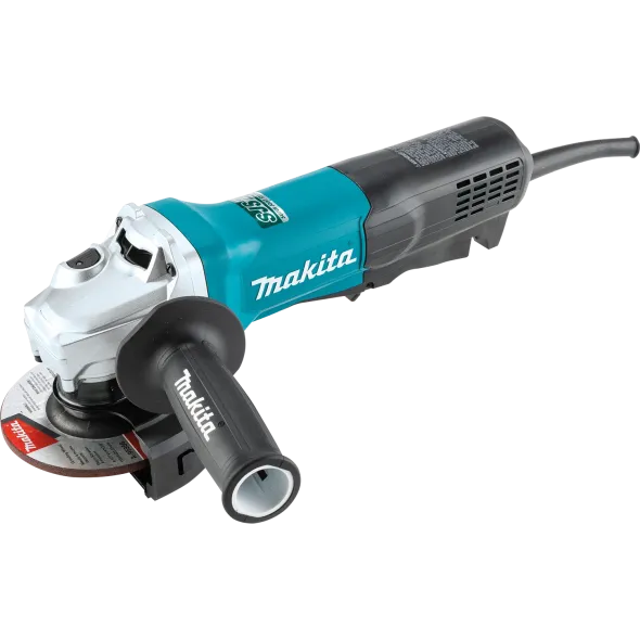 Makita GA4593X01 Angle Grinder | 1,900W - 2,800-11,500 RPM - 115mm Disc